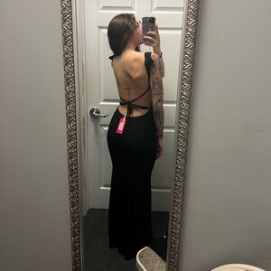 Black Wedding guest Dress